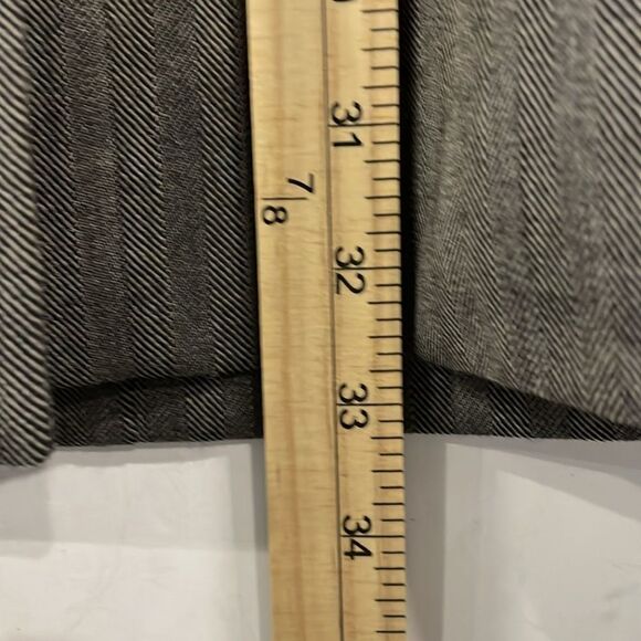 NEW Pendleton Women Wool Sleeveless Coat Vest Long Line Ombré Herringbone - Picture 11 of 13